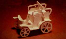 Model Kit Mobil Klasik Hurtu Horseless Carriage