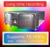 16 Ch Bank DVR Standalone JPEG2000 Supported 10 HDD's