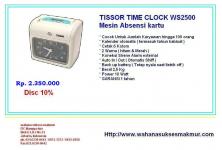 MESIN ABSENSI ; TIME CLOCK TISSOR WS2100