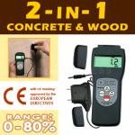 2 in1 Scanner & Pin Type 0- 80% Moisture Meter with Contact & Non-Contact functions