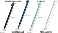 NDS 4-Color Plastic Touch Pen Set