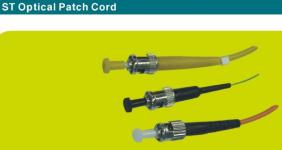 Fiber optic patch cord: ST connectors