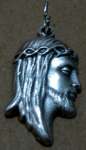 Medali Itali : Kepala Yesus / Ecce Homo 2.5 cm ( hadap samping)