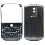 BlackBerry Bold 9000 Housing Cover Keypad - Black ( Oblique Stripes)
