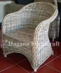 arm chair bonsum rattan kubu grey ( fkg-0002)