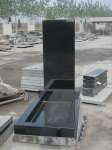 granite black headstones