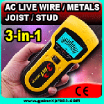 Stud Scanner Joist Live Wire Metal Finder Detector Wall