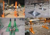 Tripod cable drum trestles/ made of steel