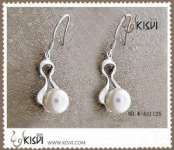 925 fashion sterling earring with immitation pearl W-AS1125