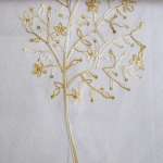 Embroidered voile fabric,  Item: 84ST-24117S