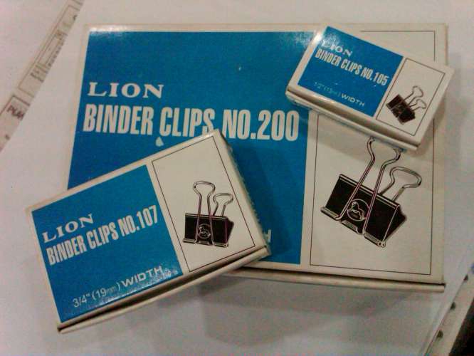 LION Binder Clips No. 105 , 107 , 111 , ....