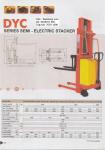Semi Electric Stacker hand forklift
