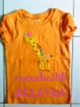 Shirt carter orange giraffe - SOLD OUT