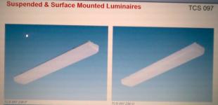 TCS097 136 236 Suspended & Surface Mounted Luminaires