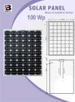Panel Surya ( Solar Cell) 100Wp Sertifikat B2PT - BPPT