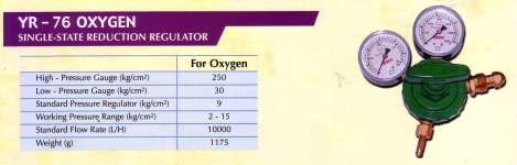 YAMOTO Regulator Oxygen Type YR-76