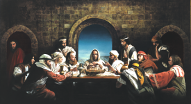 Lukisan Perjamuan Kudus No. 006