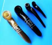 Hand Crafted Buffalo Horn Pipes