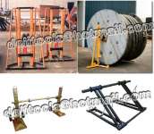 Cable drum trestles/ made of cast iron