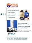 Filtration System for Swimming Pool & Spa