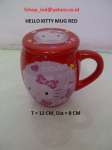 MUG HELLO KITTY RED