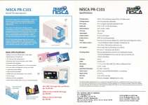 Card Printer NISCA PRC 101; Colour Single side Printer