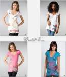Ed Hardy Fake Women T-Shirts Fashion Shirt Apparel Clothing Wholesale Cheap