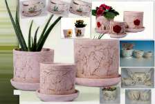 pottery flower pot
