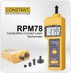 Constant RPM78 Contact/ Non-Contact Laser Tachometer