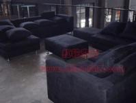SF035 Black Sectional Sofa
