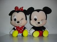 pair plush Disney Mickey Minnie