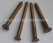 Silicon bronze wood screws fasteners