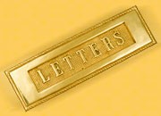 Brass Letter Plates