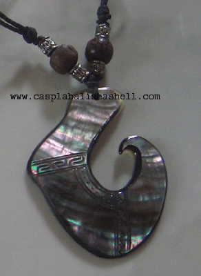 Hook carving for man necklace