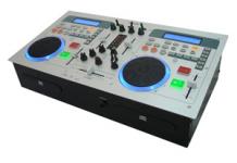 Professional Dual DJ CD Player with Anti-Shock Buffer Memory & Jog Wheel system (Dual DJ-CD Mixer)  BTM-DJC115