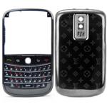 BlackBerry Bold 9000 Housing Cover Keypad - Black ( Metal / Star Design)