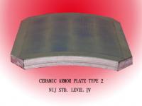 ceramic armor plate
