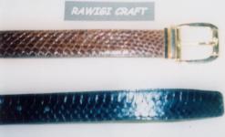 Belt from snake skin,  code RWG 029