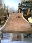 meja kayu meh/ suar/ merbau/ trembesi