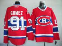 NHL Jerseys MontrÃ© al Canadiens 91 Gomez red