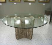 Glass table top