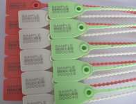 Security plastic seals with barcode