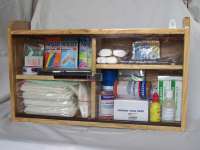 4Life First Aid Kit Dinding Box Kayu