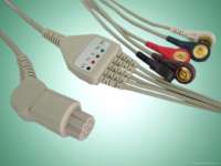 Detex One-piece 5-lead ECG cable