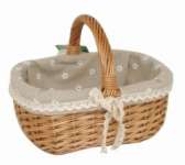 wicker / willow picnic basket, willow basket