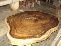 Suar Wood Ntural rund Shape Dinning table