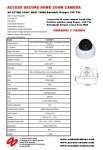 Dome Sony WDR 700 TVL ; ACCESS SECURE AS-527WH