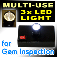 Desktop LED light for Polariscope / Darkfield Loupe etc