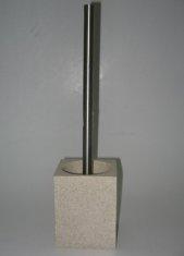 poly resin in sand finish Toilet Brush Holders