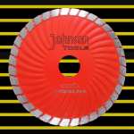 Diamond blade: 125mm sintered turbo wave saw blade